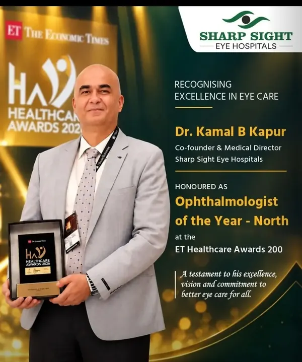 Dr. Kamal B Kapur honoured as Ophthalmologist of the Year – North at the ET Healthcare Awards